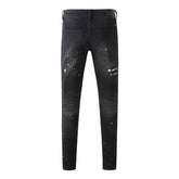 Purple Brand Jeans Pure Cotton High Street Trend #9098